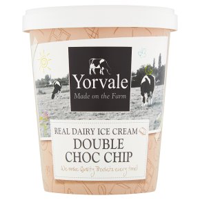 Yorvale ice cream double chocolate chip