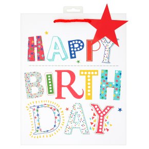Waitrose Large Bag Happy Birthday