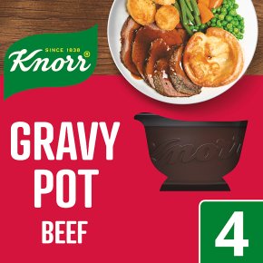 Knorr beef 4 pack gravy pot