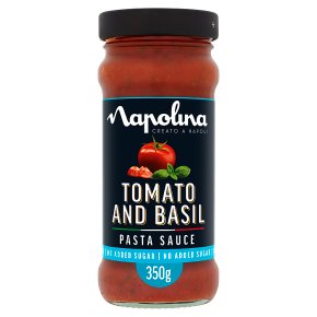 Napolina no added sugar tomato & basil pasta sauce