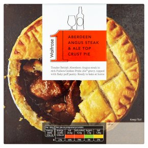 Waitrose 1 Aberdeen angus steak & ale top crust pie