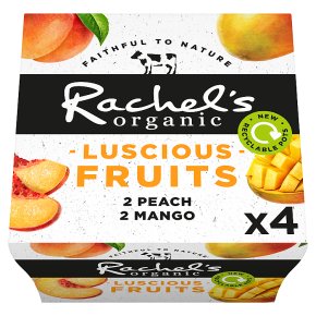 Rachel's luscious fruits peach & mango