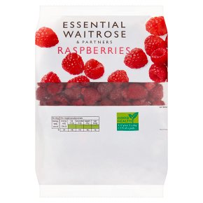 essential Waitrose frozen raspberries