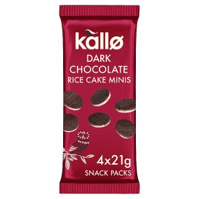 Kallo Belgian Dark Chocolate Rice Cake Minis