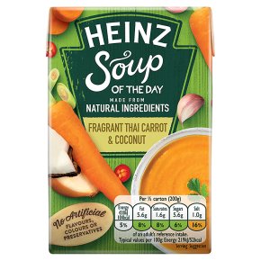 Heinz Fragrant Thai Carrot & Coconut Soup