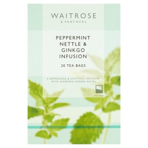 Waitrose LOVE life peppermint, nettle & ginkgo infusion