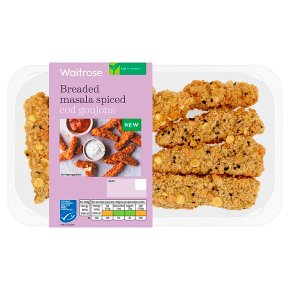 Waitrose Breaded Masala Spiced Cod Goujons