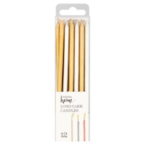 Waitrose Home Long Cake Candles
