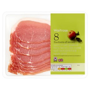 Waitrose Apple Wood Smoked Back Bacon