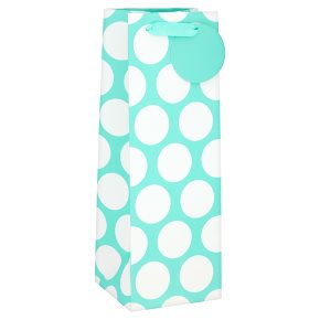 Waitrose Aqua Spot Bottle Bag