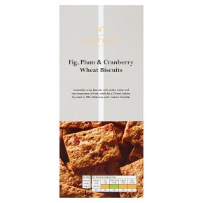 Waitrose 1 fig, plum & cranberry wheat biscuits