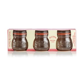 Kilner 0.5 litre round jars, set of 3