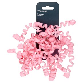 Waitrose pink bow