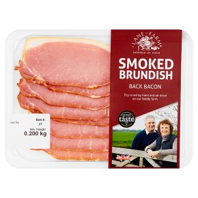 Lane Farm dry cured back bacon smoked
