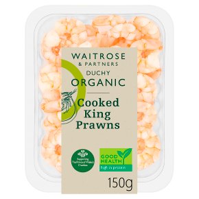 Waitrose Duchy Organic Cooked King Prawns