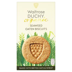 Waitrose Duchy Organic Seaweed Oaten Biscuits