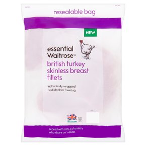 essential Waitrose British turkey fillets