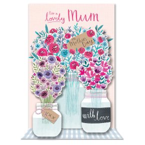 Waitrose Premium 3D Mum Card