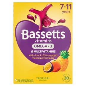 Bassetts 7-11 Years Vitamins Tropical