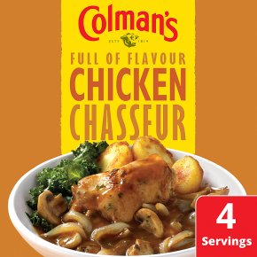 Colman's chicken chasseur recipe mix