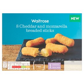 Waitrose Cheddar & Mozzarella Breaded Sticks
