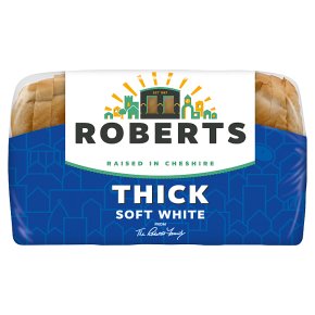 Roberts Bakery thick white sliced bread