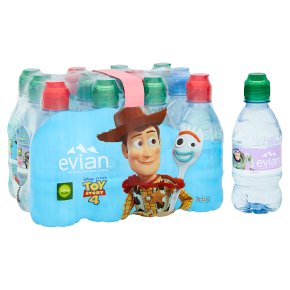 Evian natural mineral water with sports cap