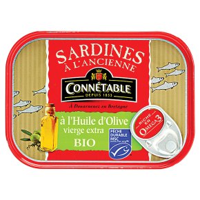 Connétable MSC Sardines Extra Virgin Olive Oil