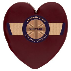 Godminster Organic Vintage Cheddar Heart 400g
