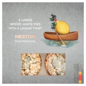 Heston from Waitrose spiced mince pies with lemon