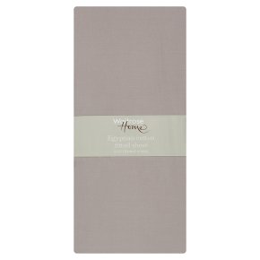 Waitrose Home single flint Egyptian fitted sheet