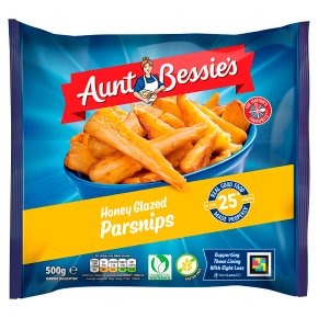 Aunt Bessie's Honey Glazed Roast Parsnips