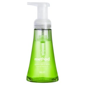 Method foaming h/wash grn tea/aloe
