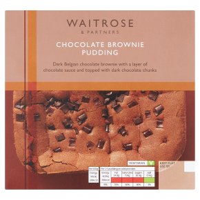 Waitrose chocolate brownie pudding
