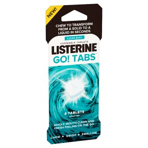 Listerine Go! Tabs Clean Mint