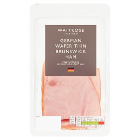 Waitrose German Wafer Thin Brunswick Ham