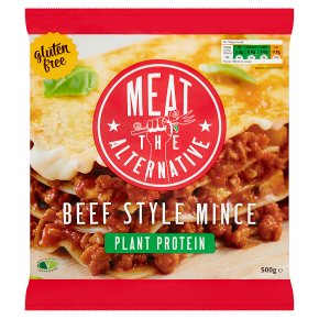 Meat the alternative beef style mince made with soya
