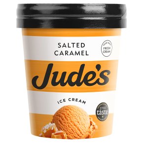 Jude's salted caramel ice cream