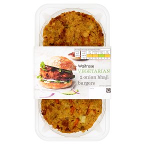 Waitrose Veg Onion Bhaji Burgers
