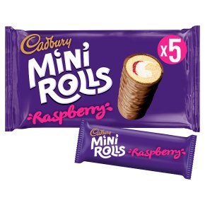 Cadbury mini rolls raspberry