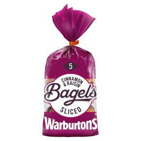 Warburtons Bagels Cinnamon & Raisin