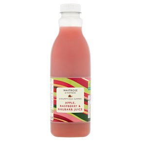 Waitrose apple, raspberry & rhubarb juice
