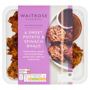 Waitrose Indian Sweet Potato and Spinach Bhajis