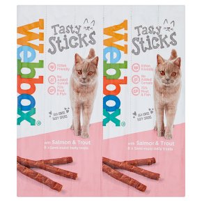 Webbox Tasty Sticks with Salmon & Trout
