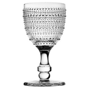 Waitrose Bobble Clear Wine Glass