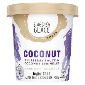 Swedish Glace Coconut & Blueberry Dairy Free Ice Cream