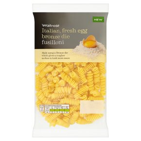 Waitrose Fresh Egg Bronze Die Fusilloni