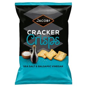 Jacobs Sea Salt & Balsamic Vinegar Cracker Crisps