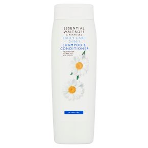 essential Waitrose daily care 2 in 1 shampoo & conditioner