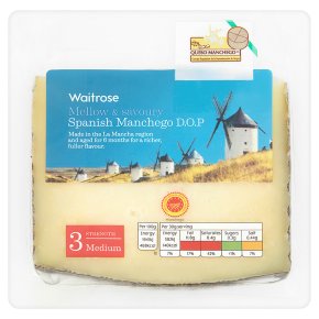 Waitrose Spanish Manchego D.O.P. Strength 3